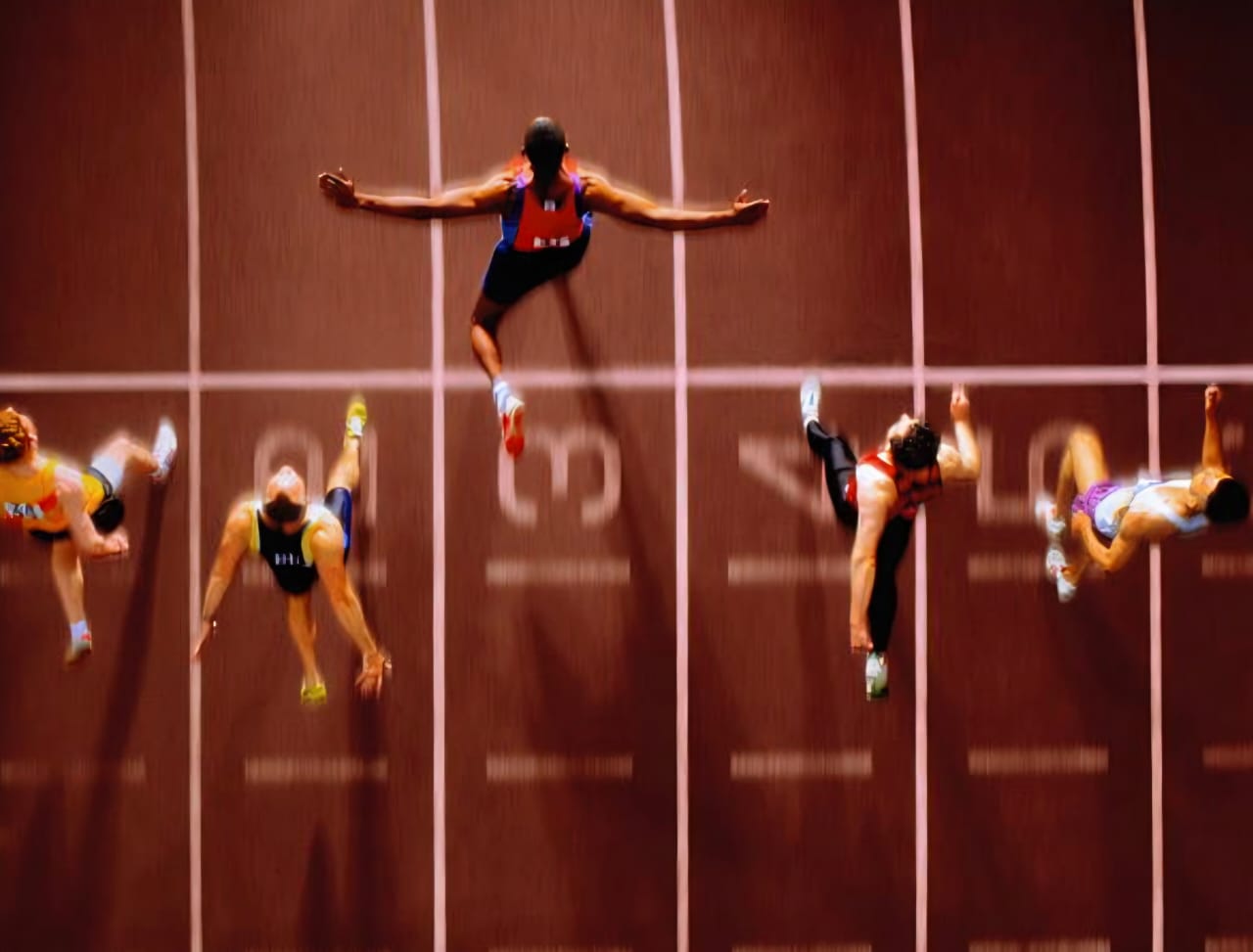 Athletics Track Sprinting