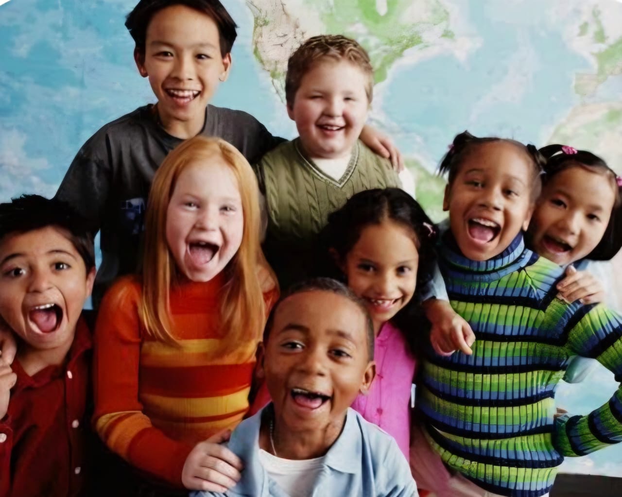 Primary School Learners Smiling